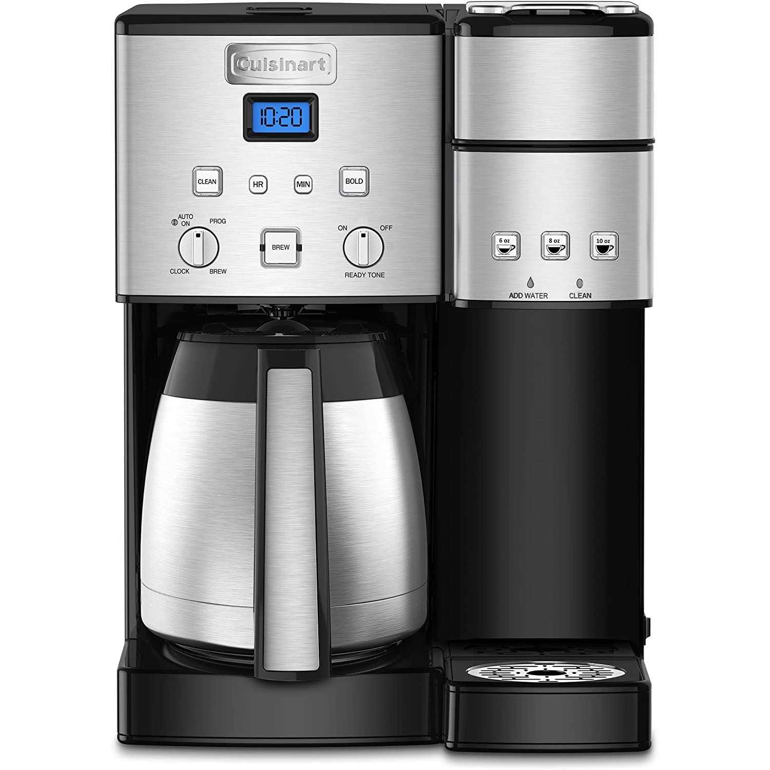 Cuisinart Coffee Center 10-Cup Thermal Coffeemaker and Single Serve Brewer