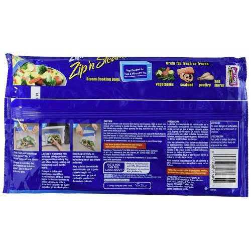 Ziploc Zip’N Steam Cooking Bags
