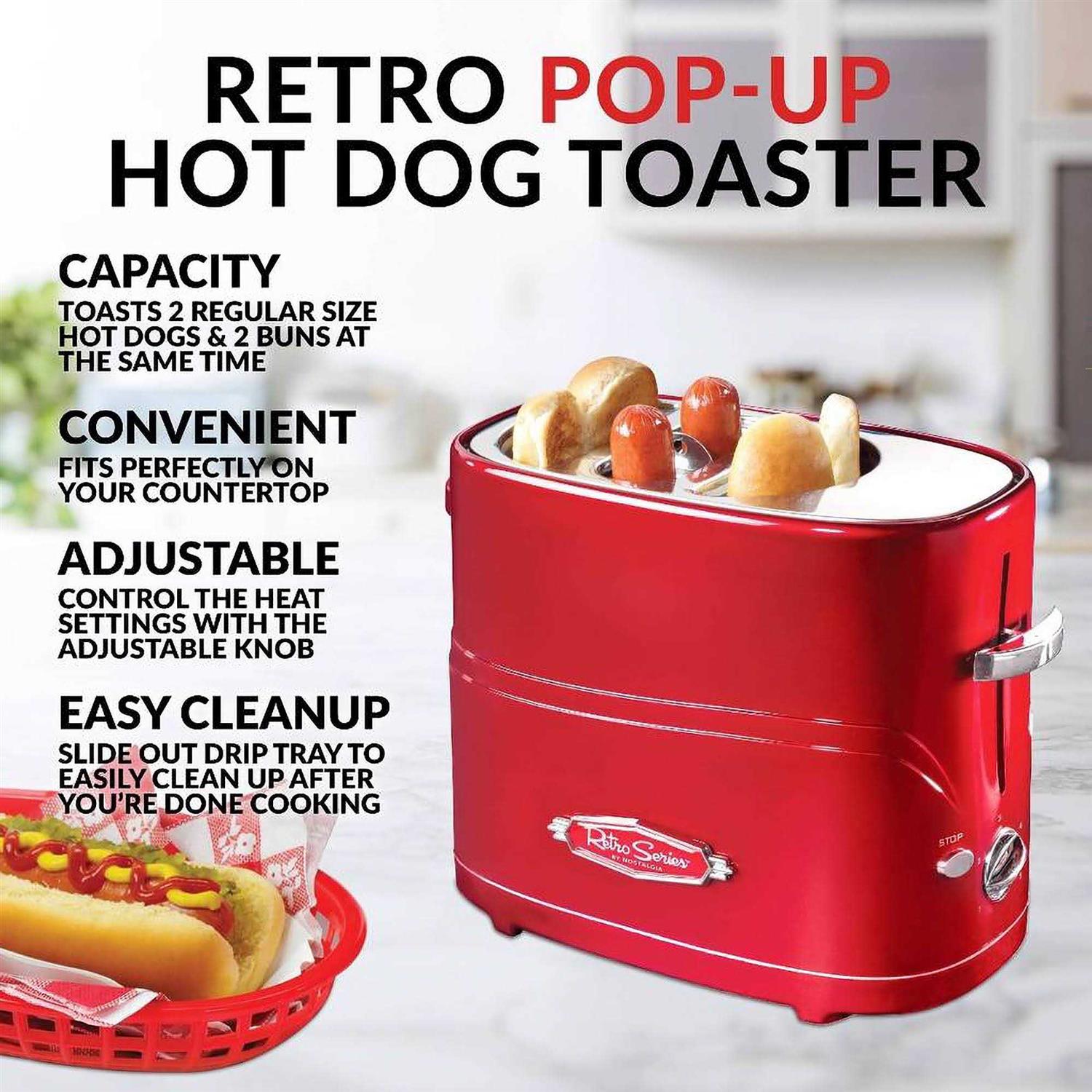 Nostalgia HDT600 Pop-Up Hot Dog
