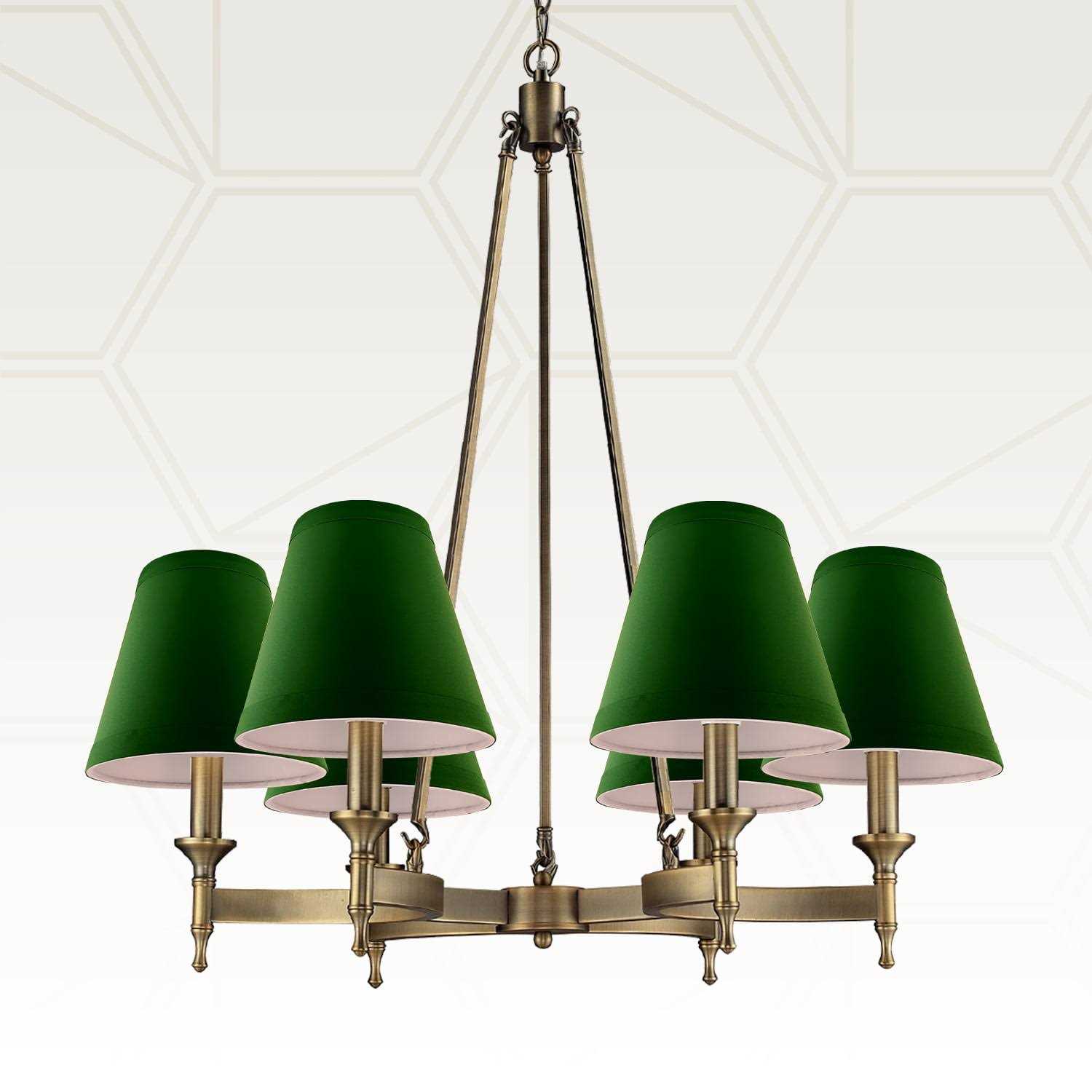 Royal Designs Cs-1001-5grn-6 Clip On Empire Chandelier Lamp Shade