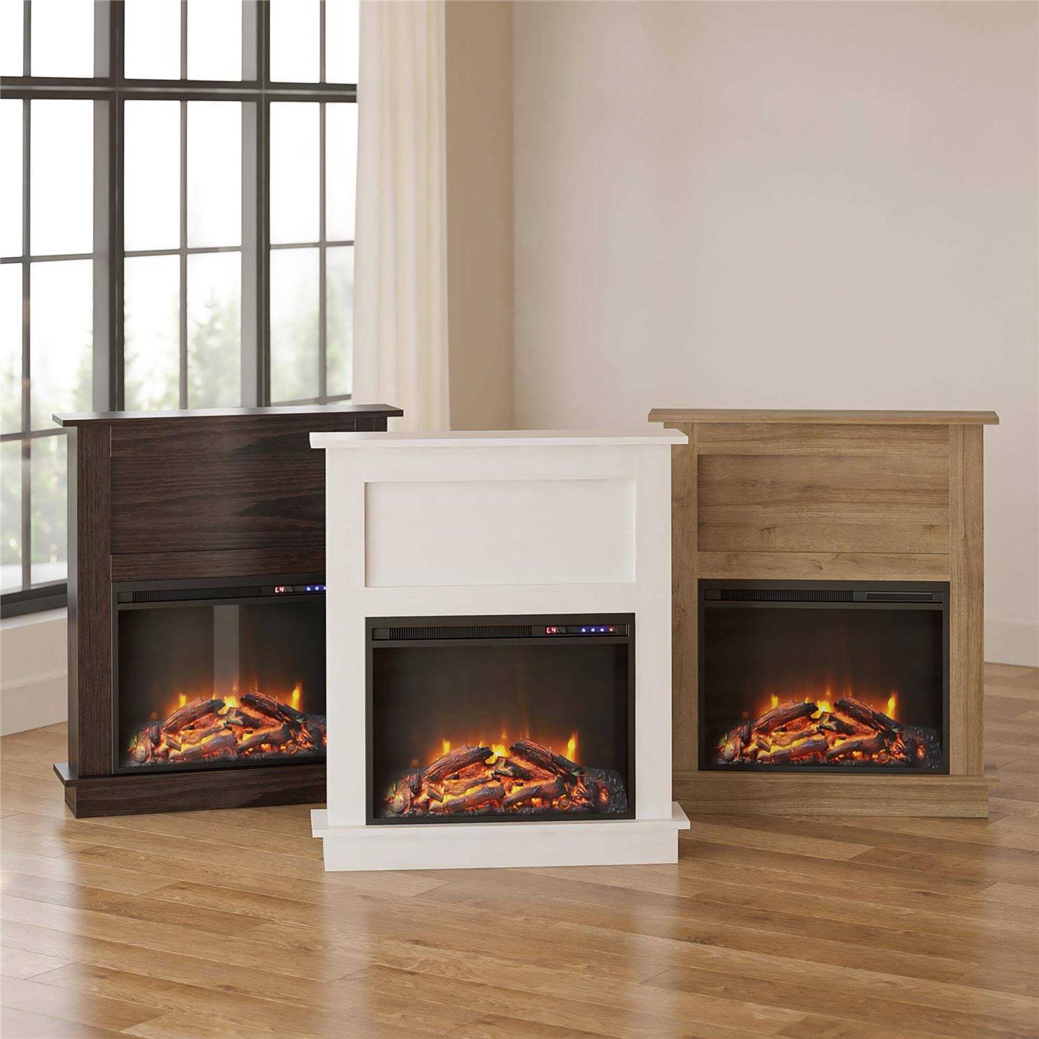 Ameriwood Home Ellsworth Fireplace with Mantel