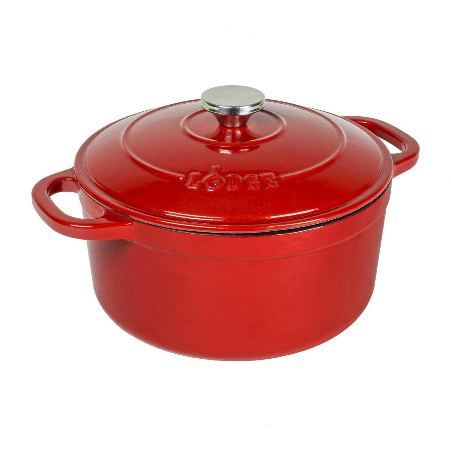 Lodge Cast Iron Enameled Dutch Oven