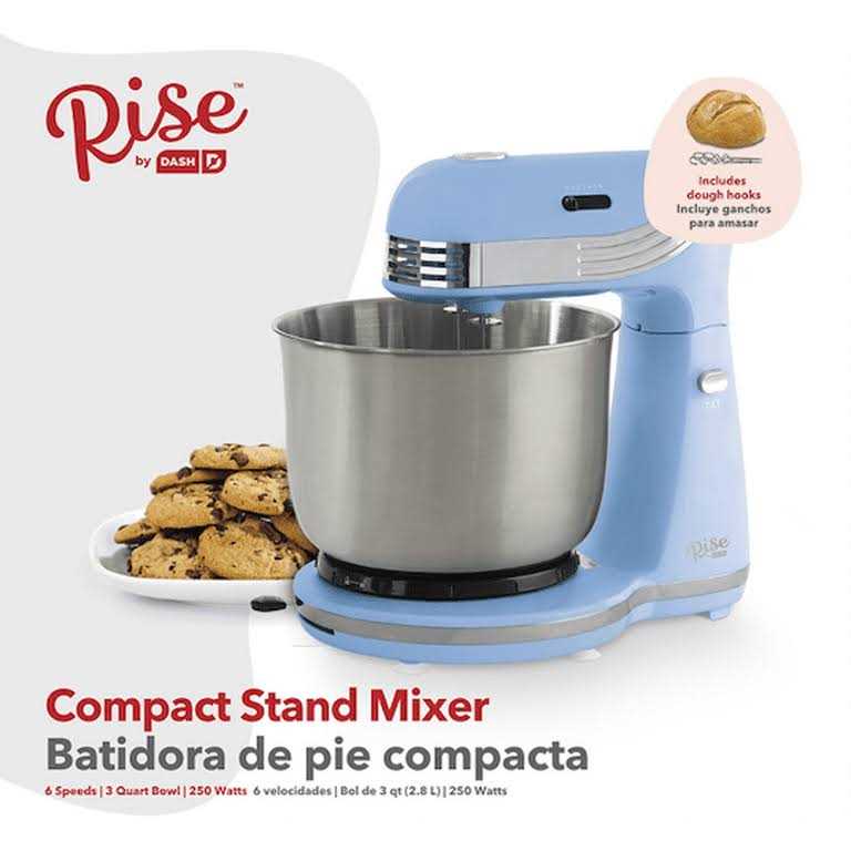 Rise by Dash 3 qt. 6 Speed Stand Mixer 6065223