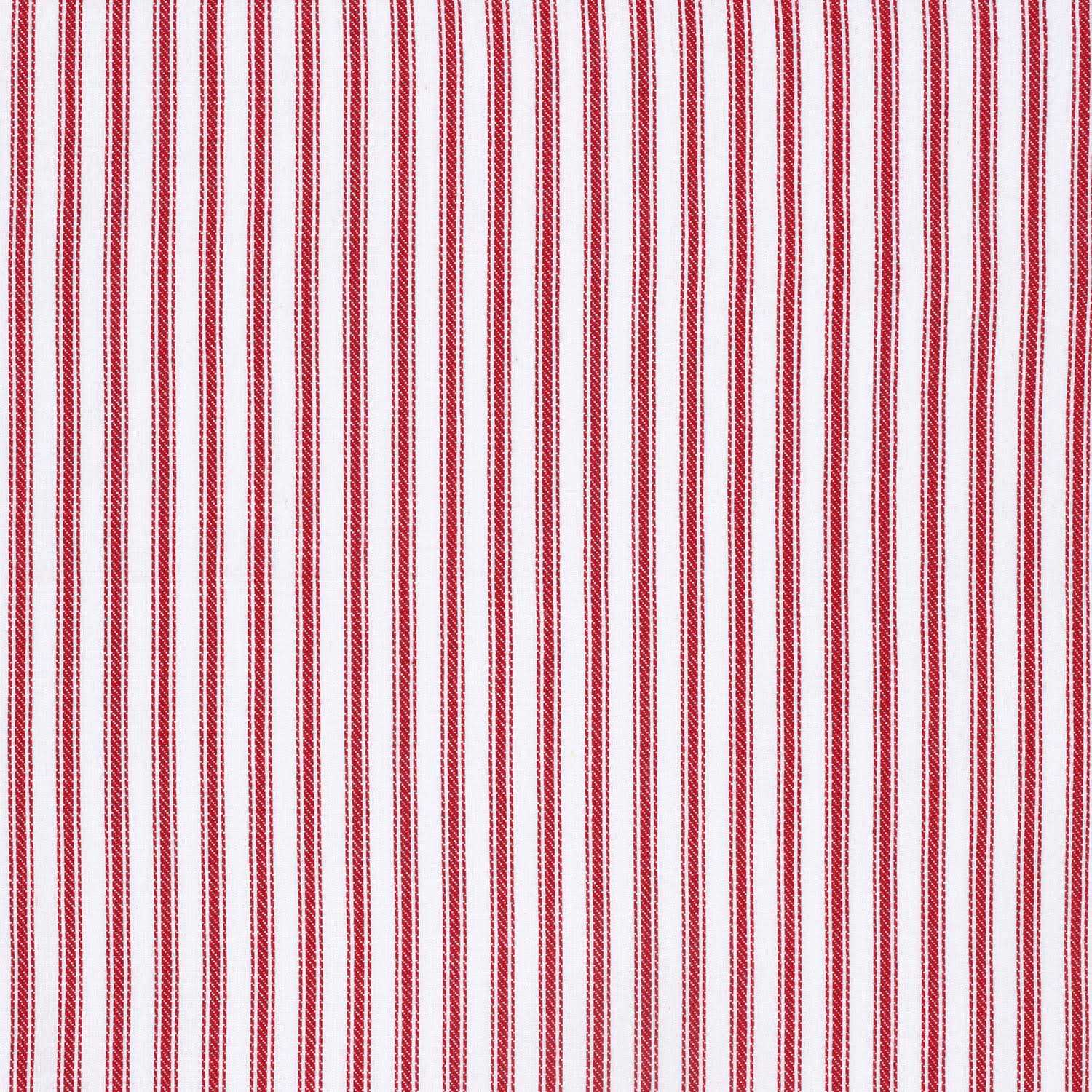 Cackleberry Home and White Ticking Stripe Shower Curtain Woven Cotton 72 Inches W x