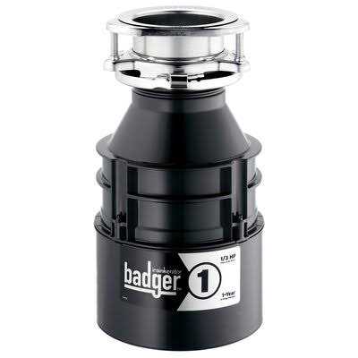 InSinkErator Badger 1 with Cord Garbage Disposal 1/3 HP