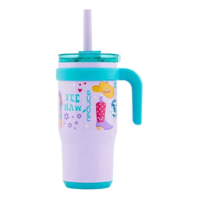 Reduce Vacuum Insulated Stainless Steel Coldee Mug with Lid and Spill-Proof Straw