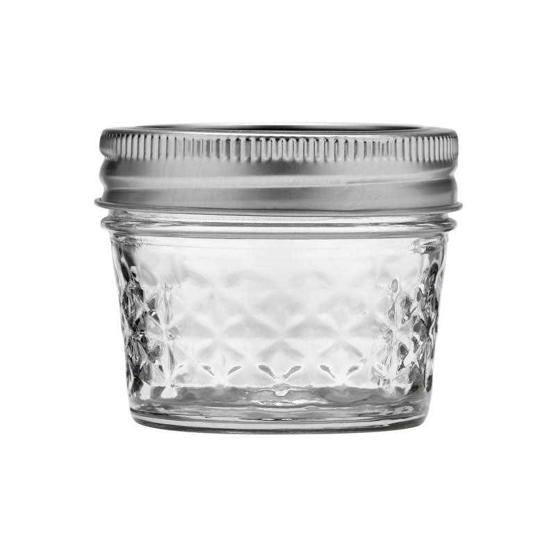 Ball Quilted Crystal Jelly Jars