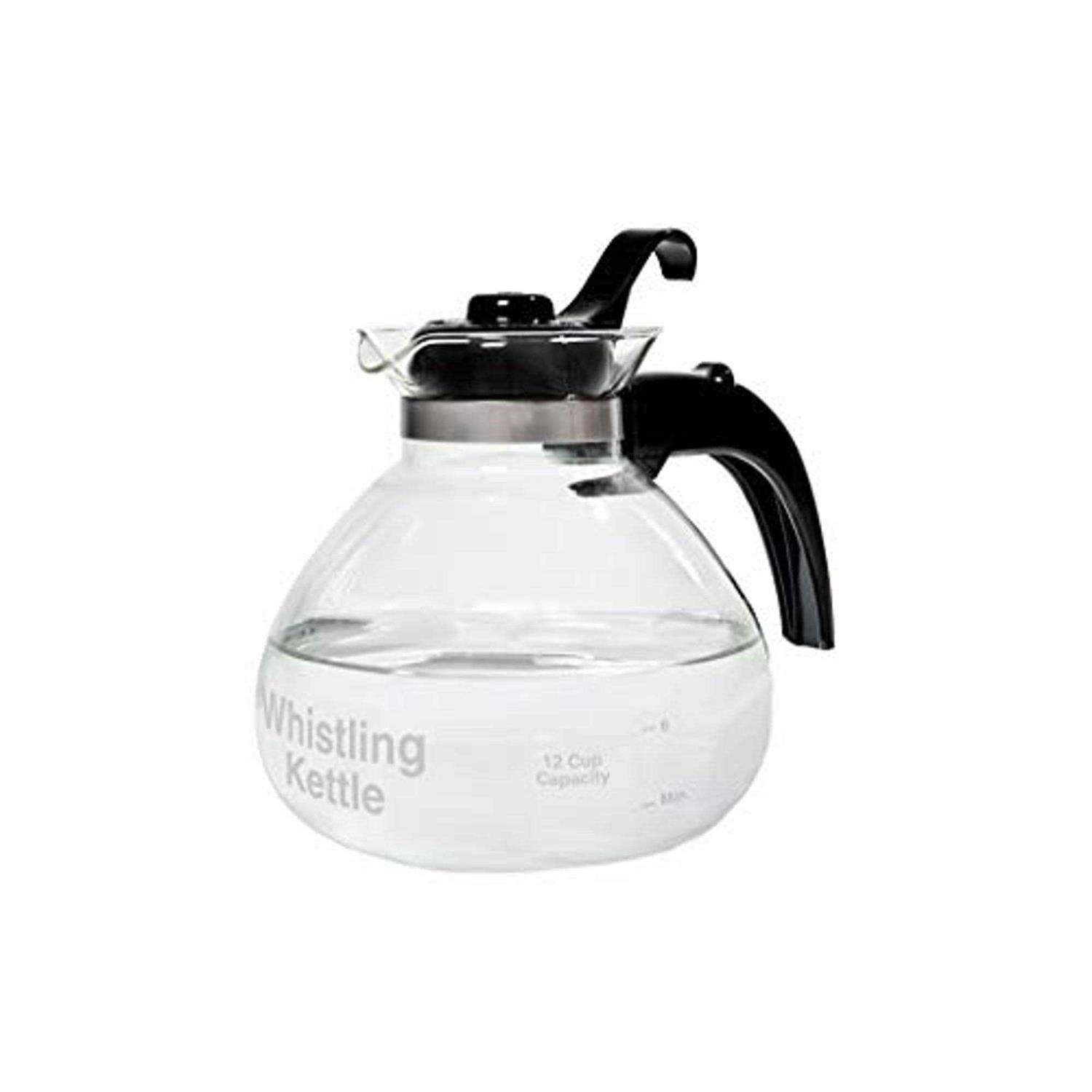 Medelco Glass Whistling Kettle