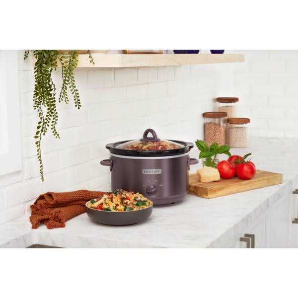 Crock-Pot 4.5-Quart Cafe Mocha Manual Slow Cooker