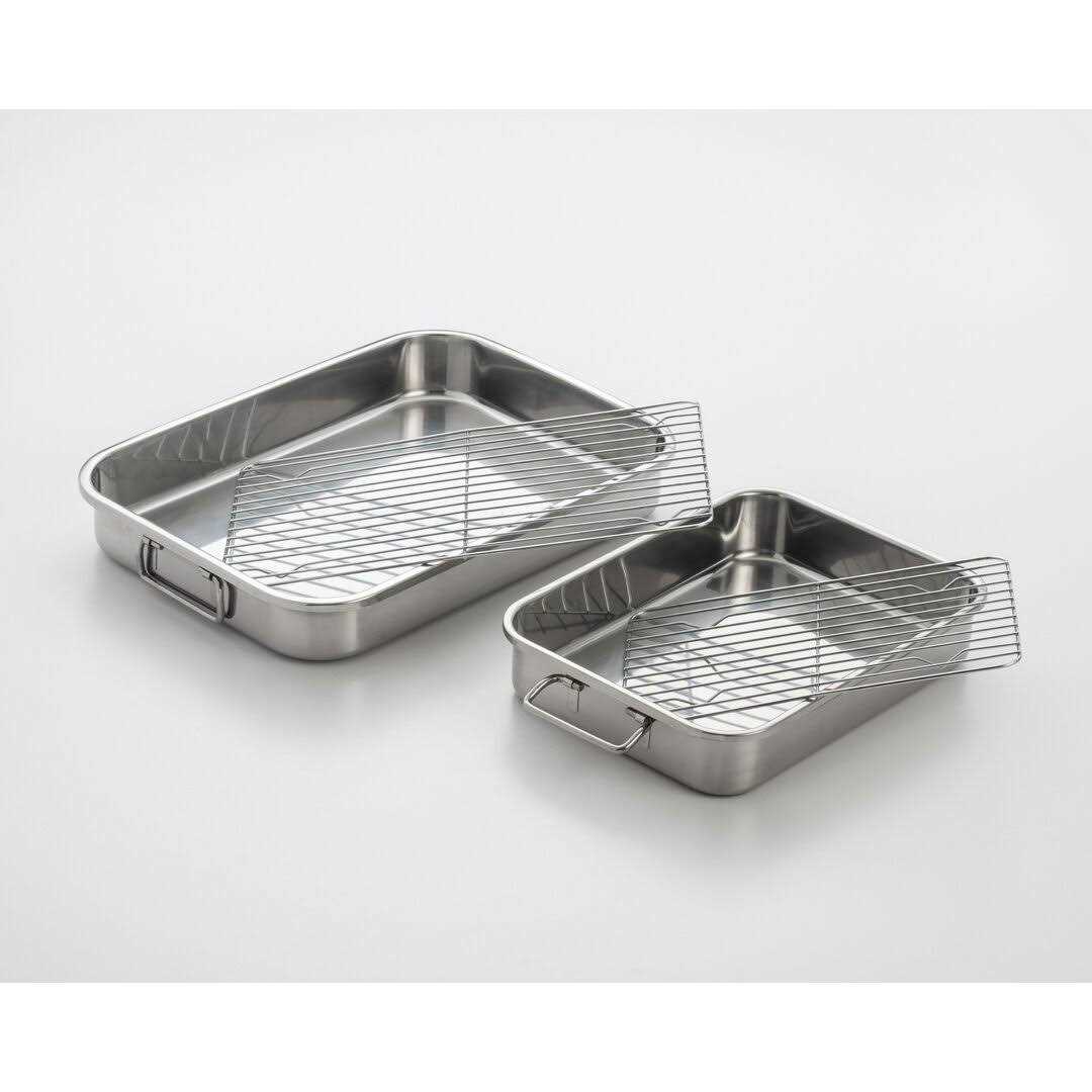 Cookpro 4 Piece Stainless Steel Lasagna Pan Roaster