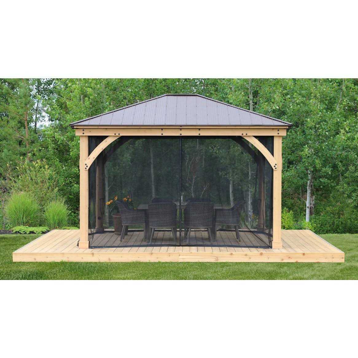 Yardistry Meridian Gazebo Mosquito Mesh Kit
