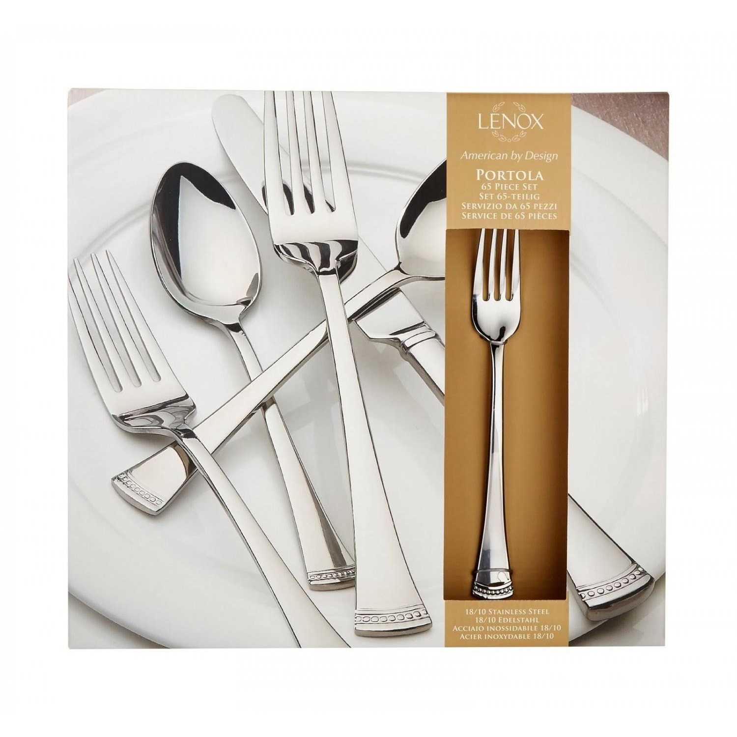 Lenox Portola 65-Piece Flatware Set