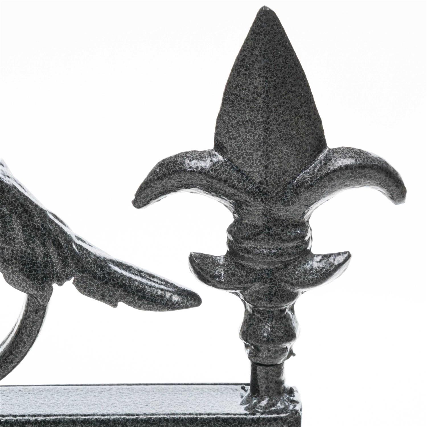 Noble House Wilmington Traditional Iron Metal Fireplace Screen