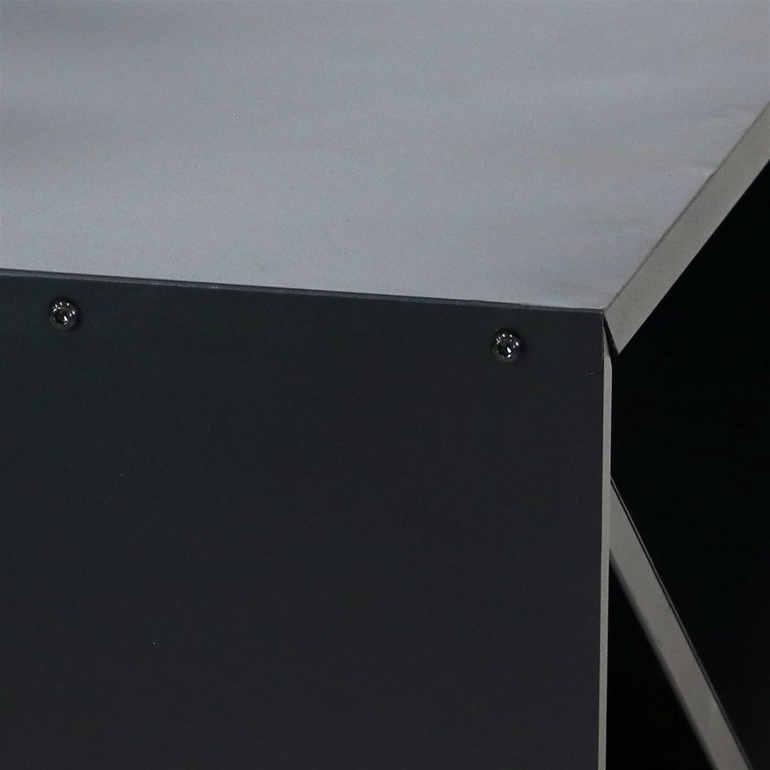 Sunnydaze Triple Triangle Steel Firewood Log Rack