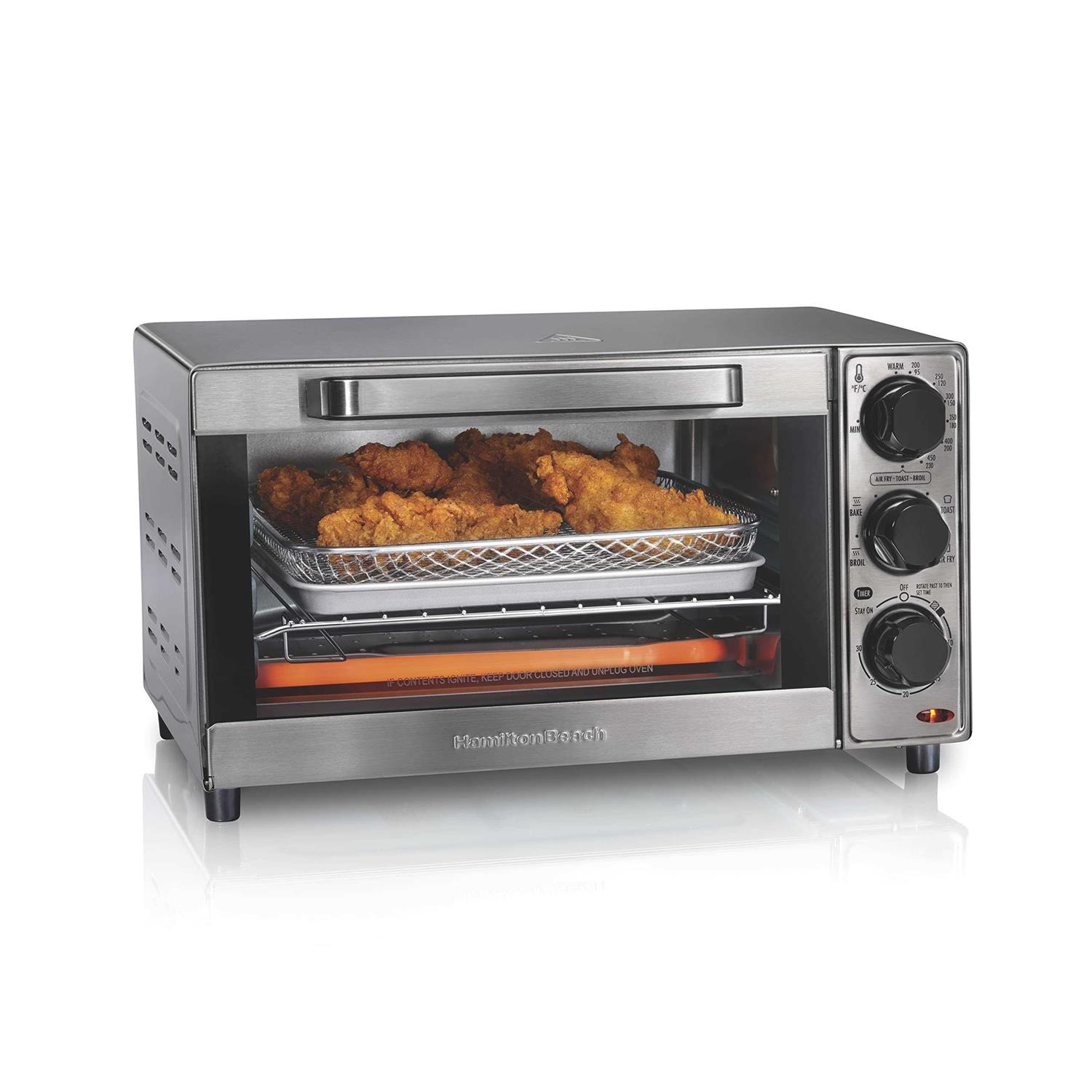 Hamilton Beach Sure-Crisp 4 Slice Air Fryer Toaster Oven
