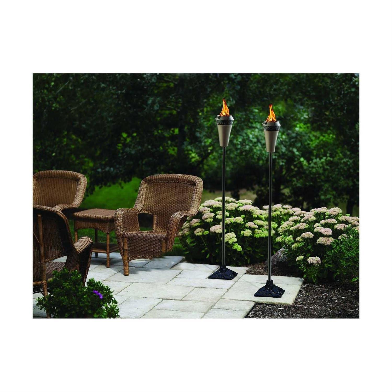 Tiki Cast Iron Black Torch Stand