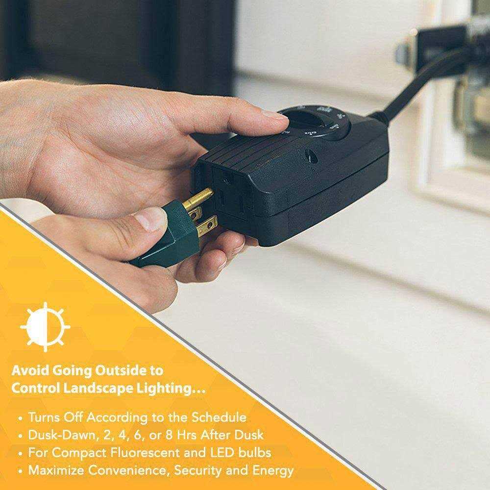 Woods 2001 Outdoor Mechanical Timer with Photocell