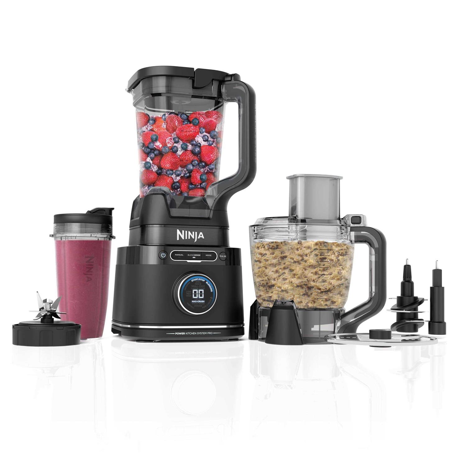 Ninja Detect Kitchen System Power Blender + Processor Pro with BlendSense Technology TB401