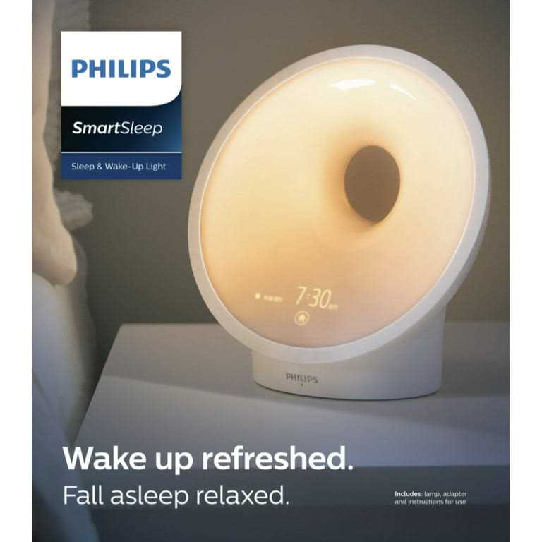 Philips SmartSleep Sleep and Wake-Up Light, Simulated Sunrise and Sunset, Multiple Lights and Sounds