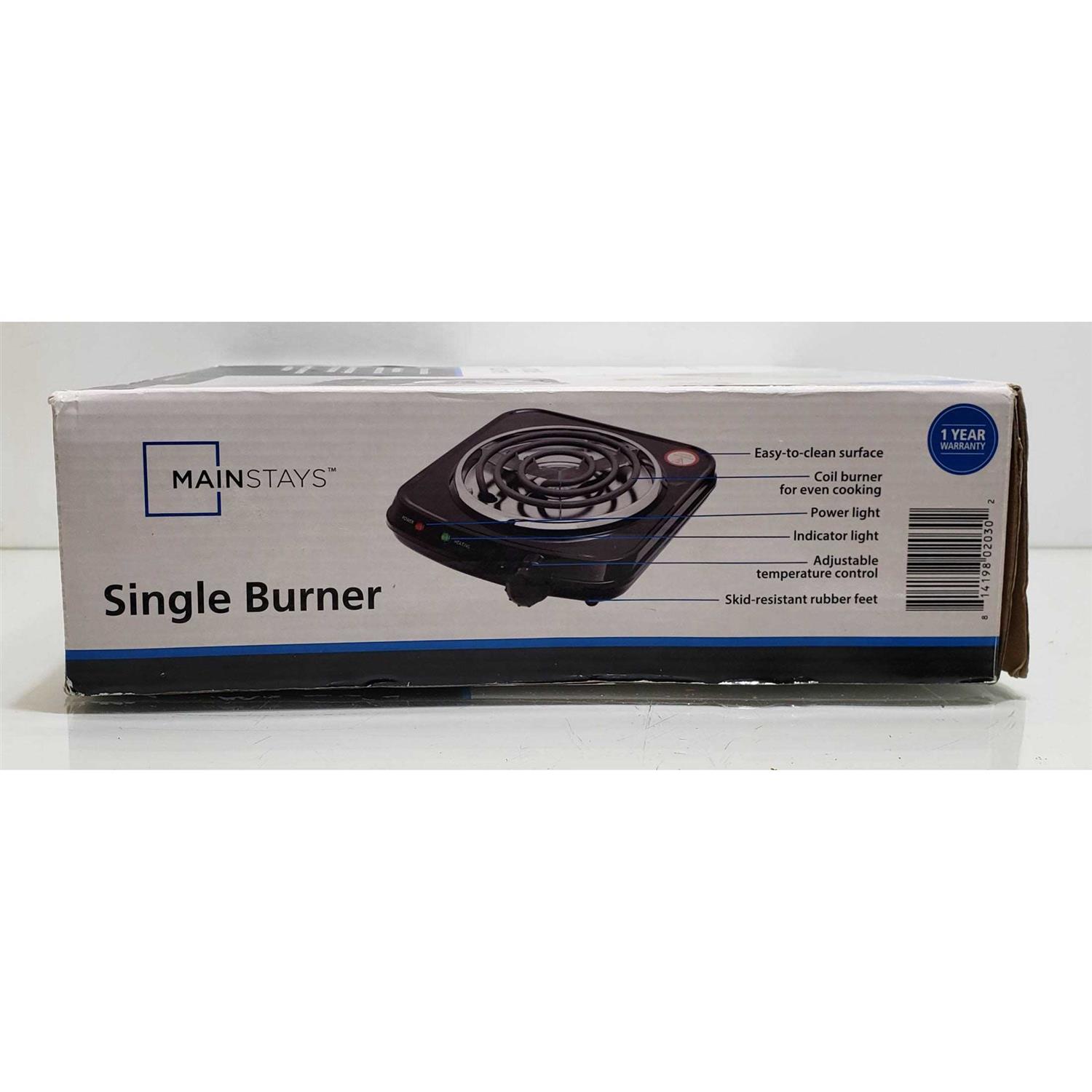 Mainstays Single Burner