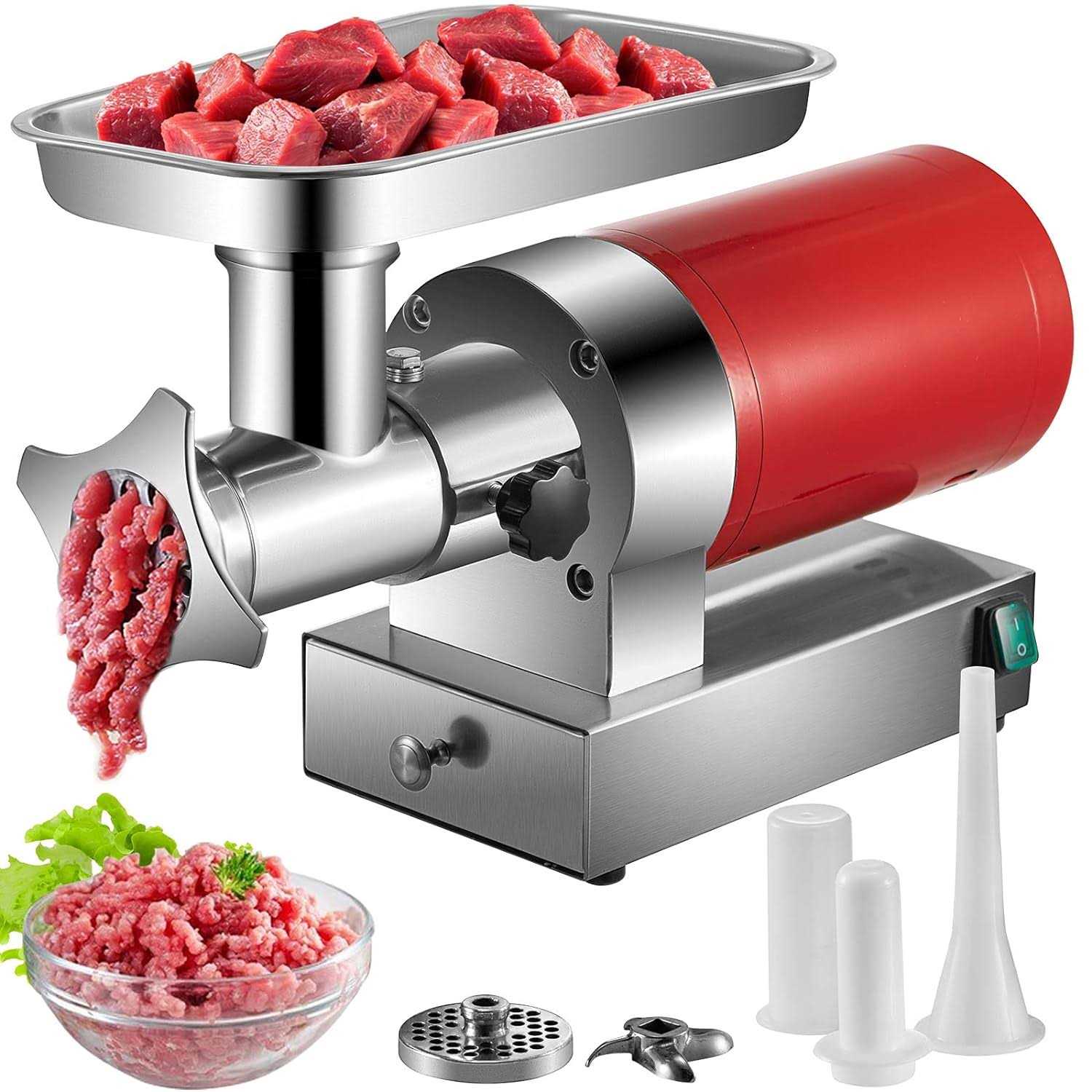 VEVOR Electric Meat Grinder Meat Grinder Machine Electric Meat Mincer with 2 Grinding Plates