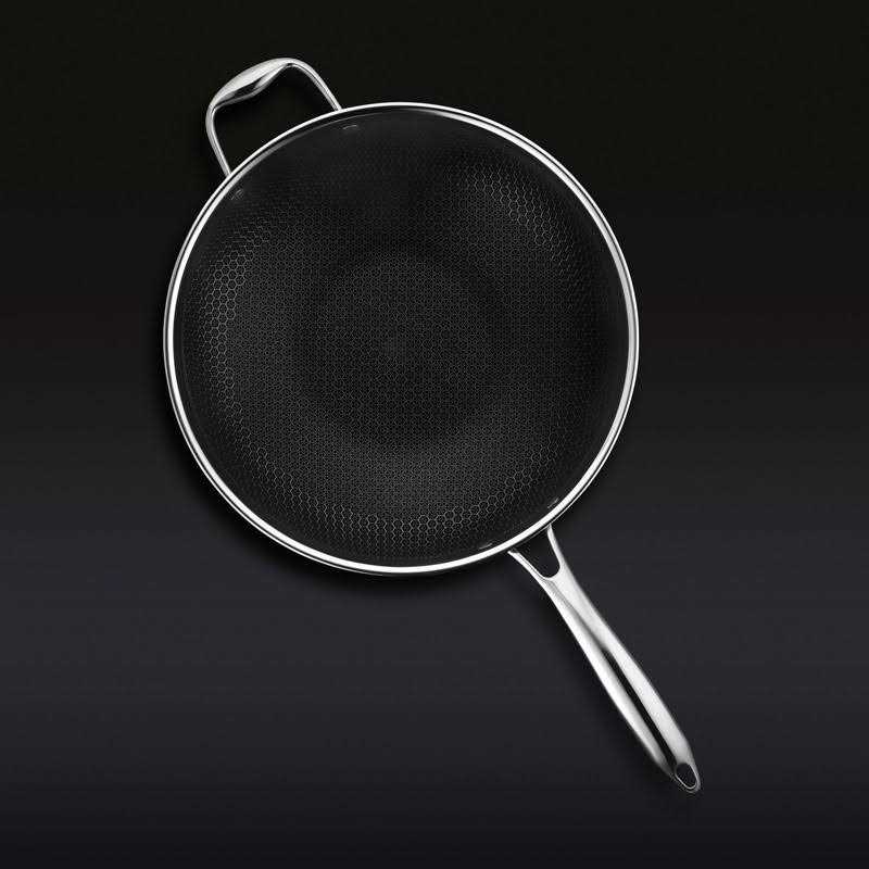 Hexclad Hybrid Stainless Steel Wok
