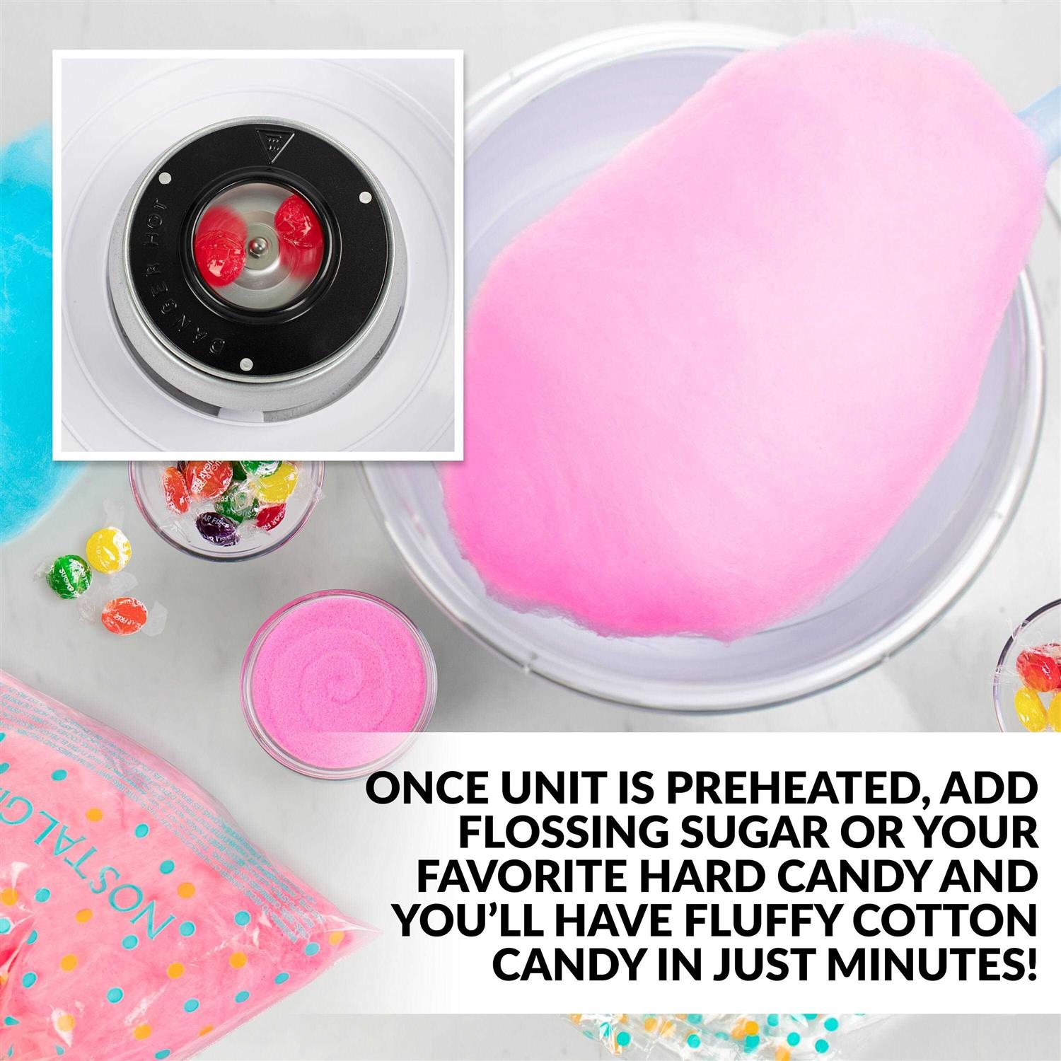 Nostalgia Retro Hard & Sugar-Free Candy Cotton Candy Maker