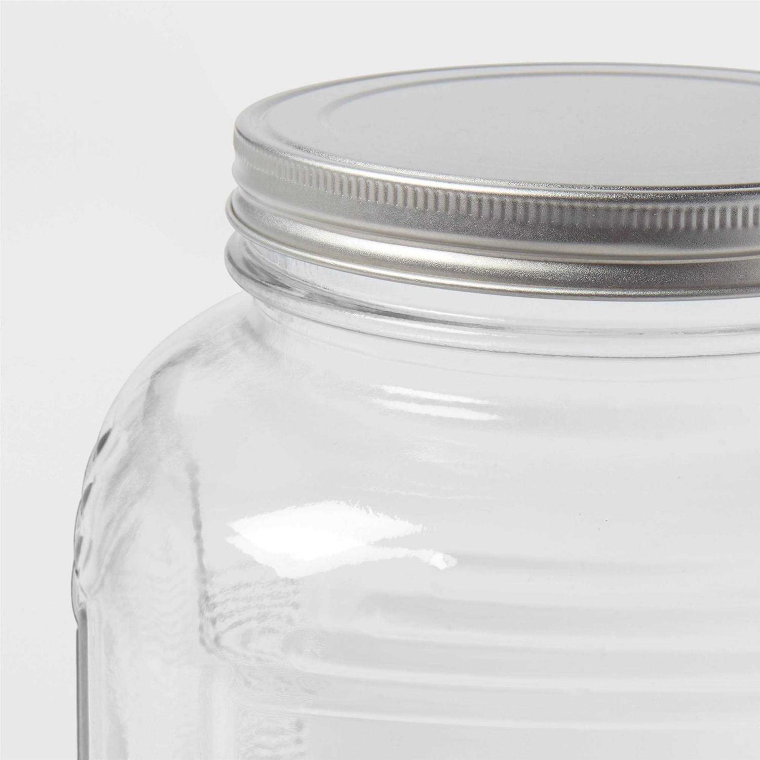 Threshold Glass Jar with Metal Lid