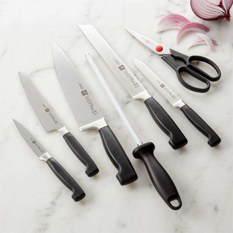 Zwilling J.A. Henckels Four-Star 8-Piece Acacia Knife Set