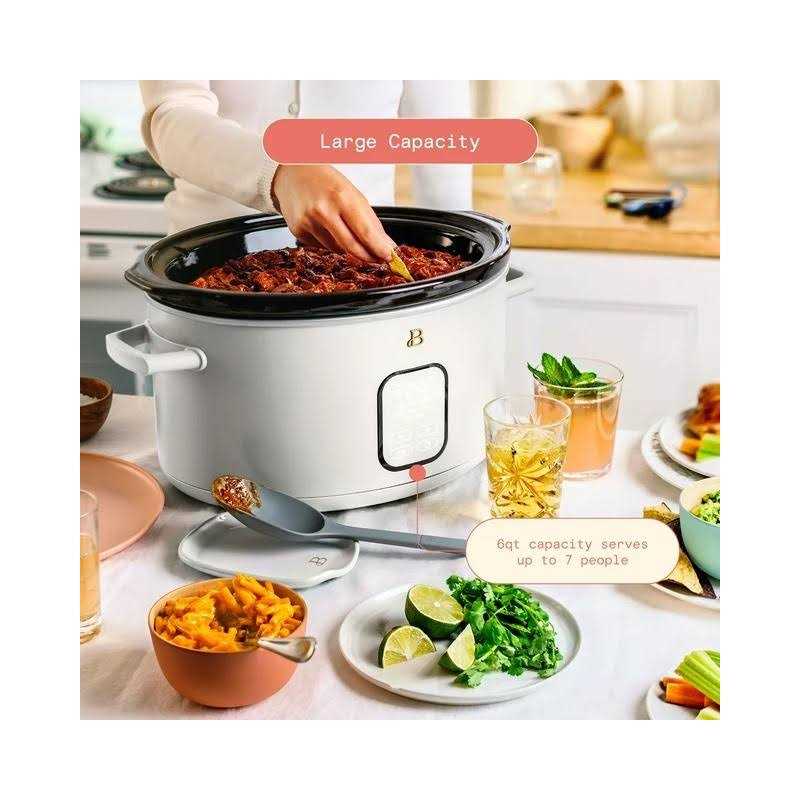 Beautiful 6 Quart Programmable Slow Cooker