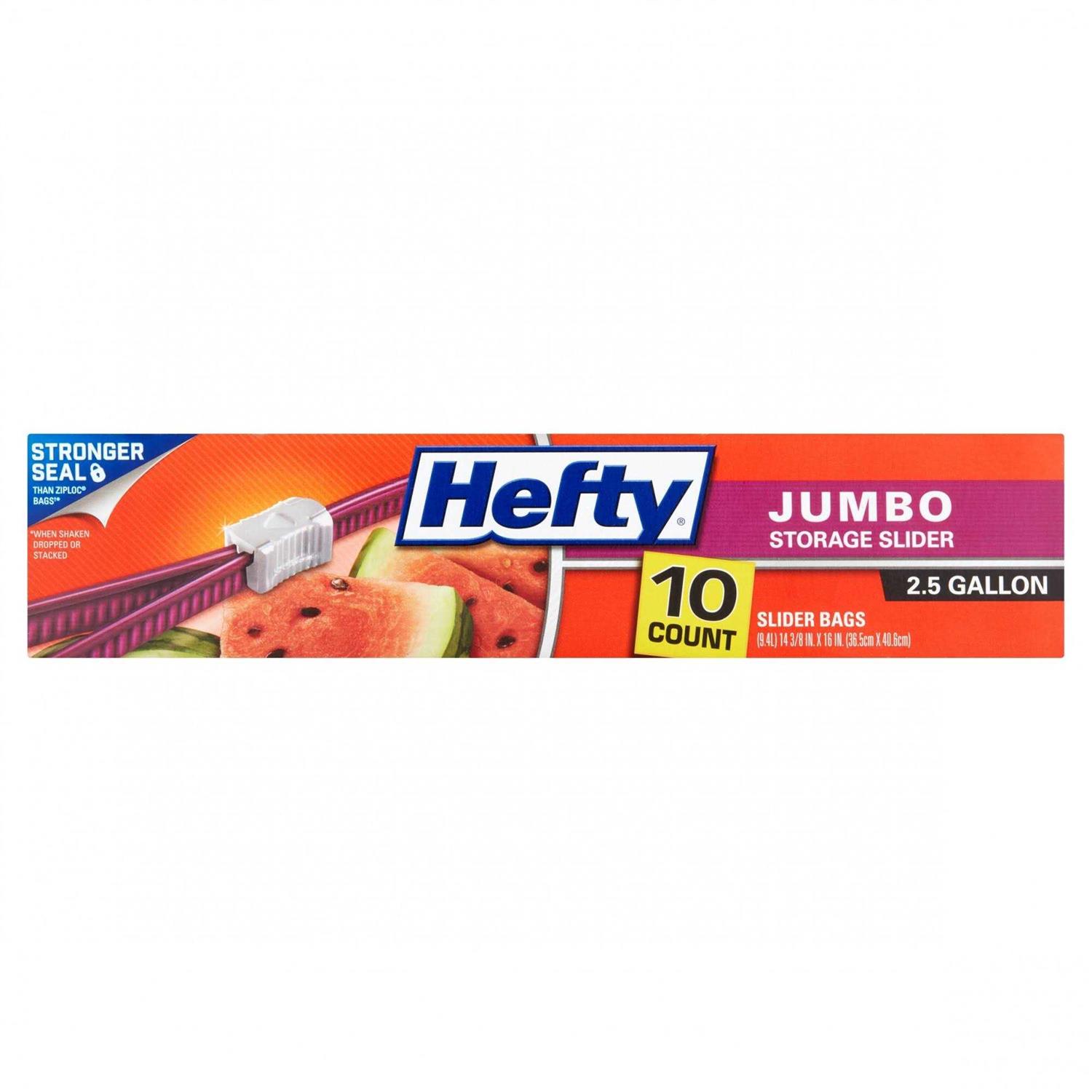 Hefty Slider Bags Storage