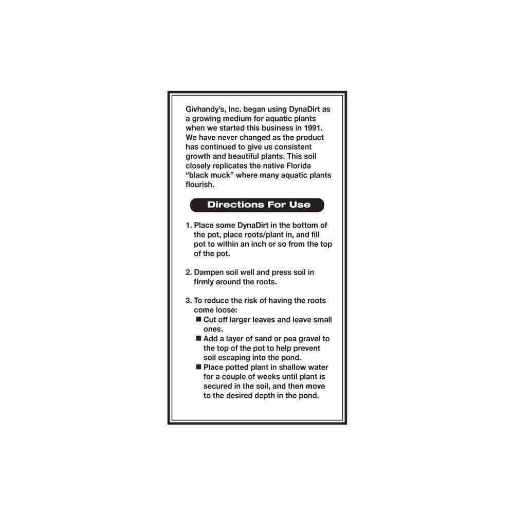 10 lb. DynaDirt Aquatic Planting Soil Bag