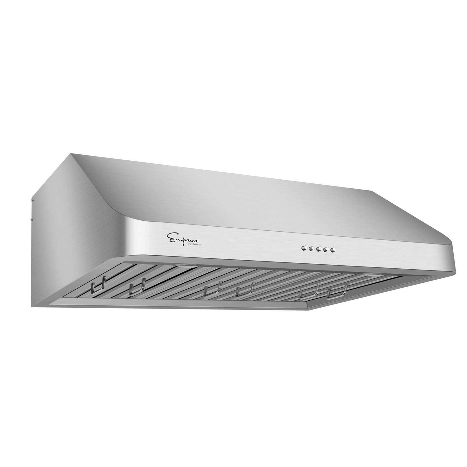 Empava 30 in. 500 CFM Ducted Under Cabinet Range Hood Shell with Permanent Filters and LED Lights in Stainless Steel EPA-30RH01