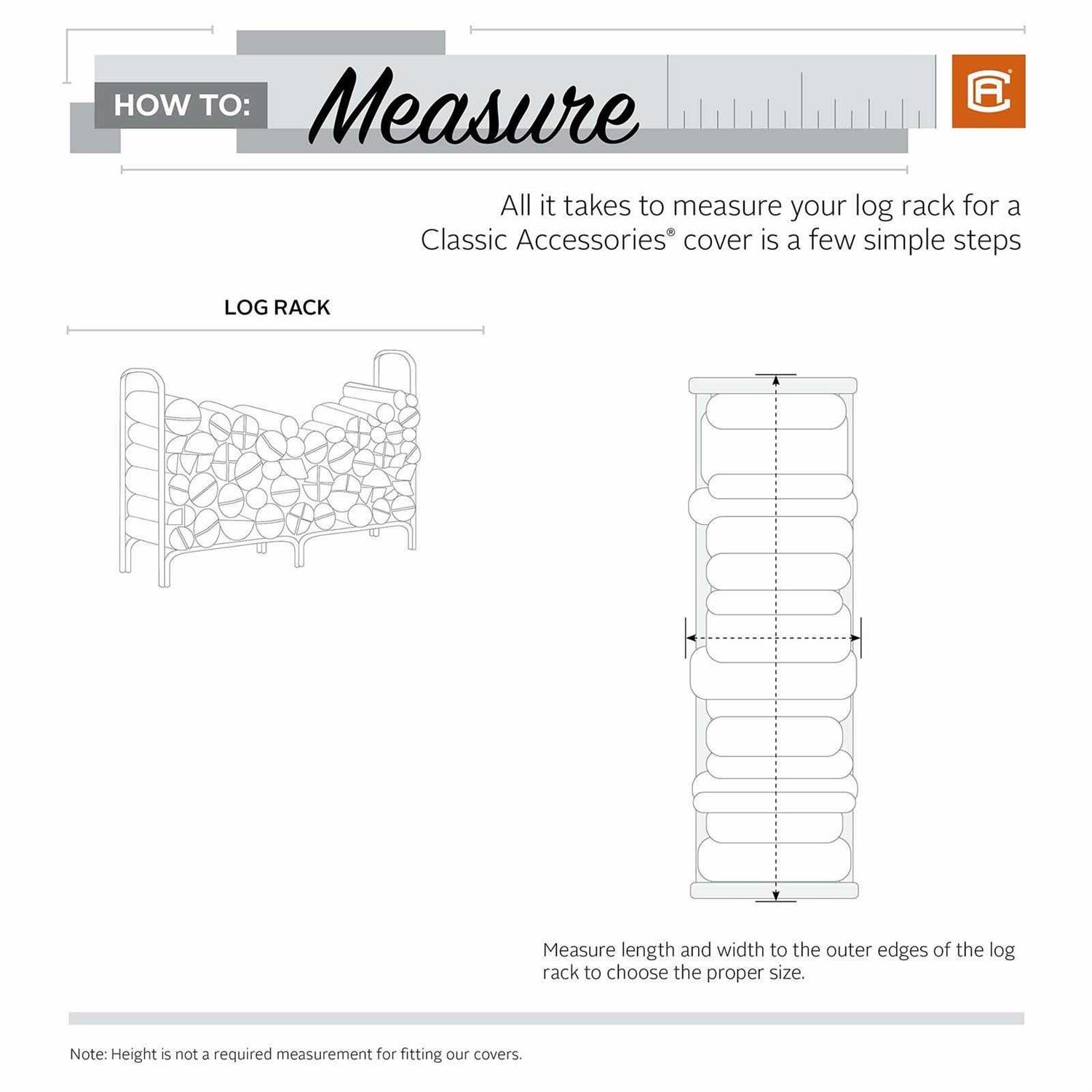 Classic Accessories Log Rack Cover