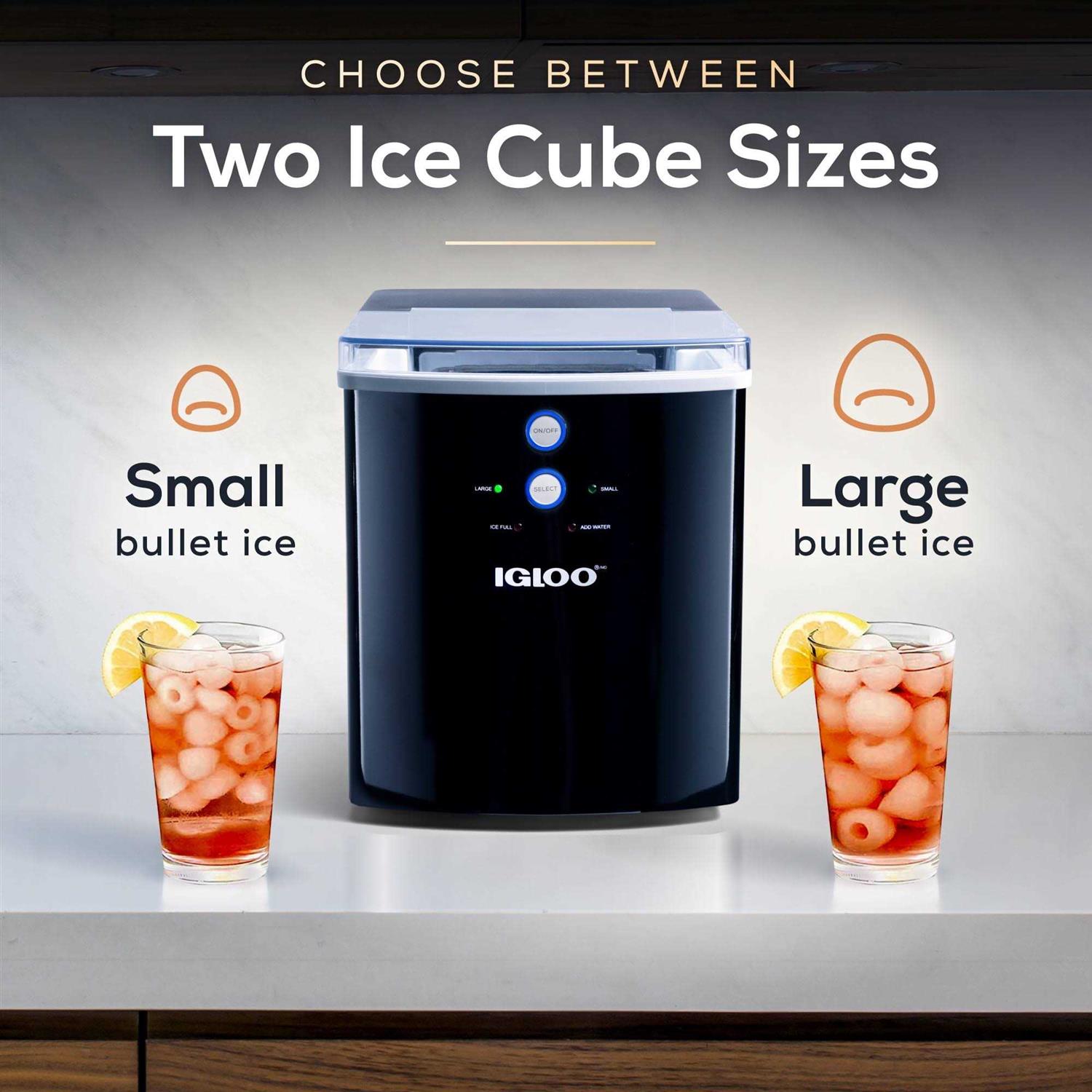 Igloo 33 lb Automatic Portable Countertop Ice Maker Machine