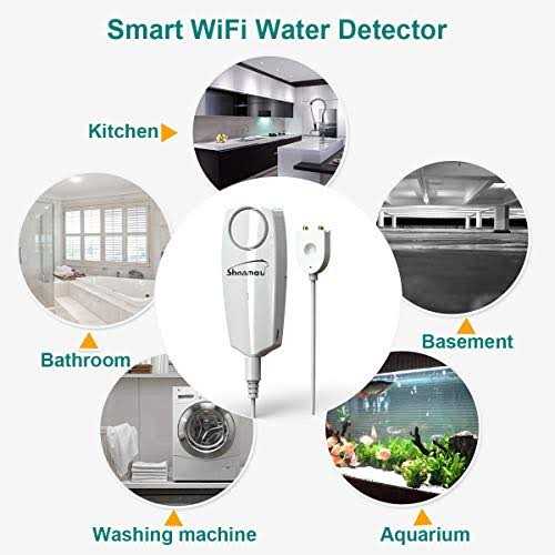 Wifi Water Sensor 100dB Alarm Smart Water Leak Detector