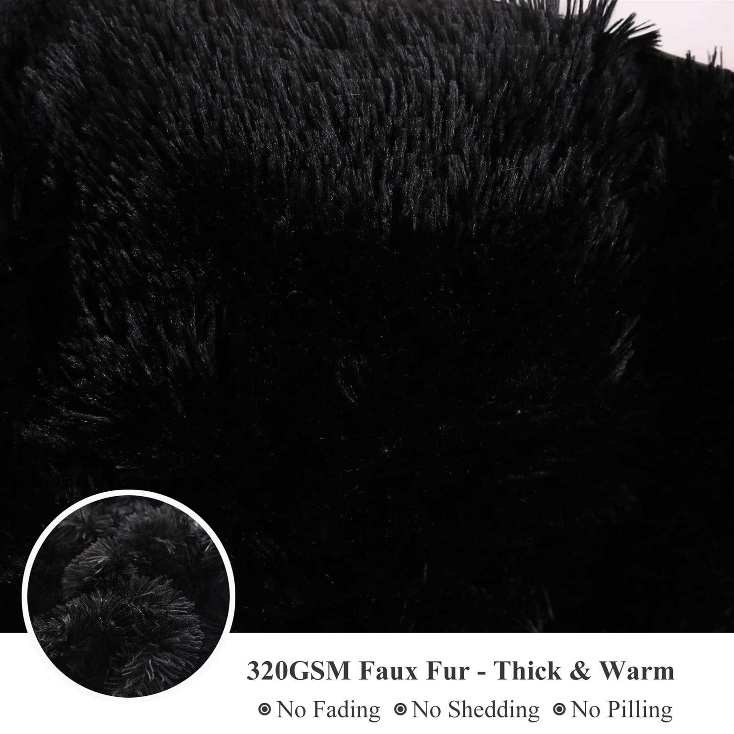 XeGe Plush Shaggy Duvet Cover Set Luxury Ultra Soft Crystal Velvet Fluffy Bedding