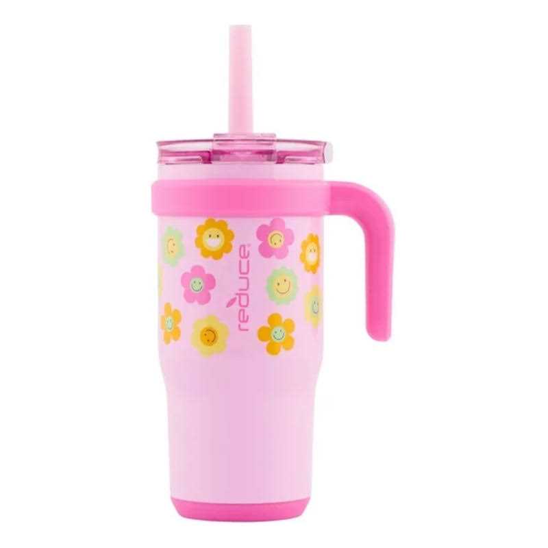 Reduce Vacuum Insulated Stainless Steel Coldee Mug with Lid and Spill-Proof Straw