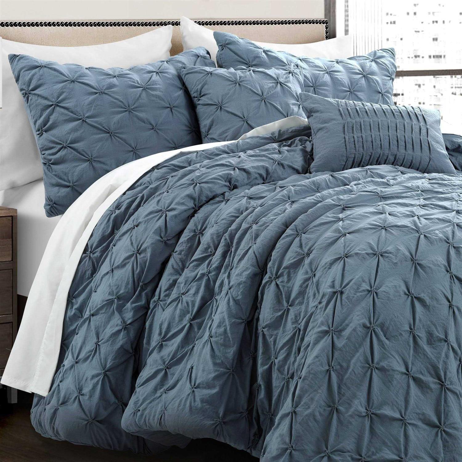 Lush Decor Ravello Pintuck Comforter Set