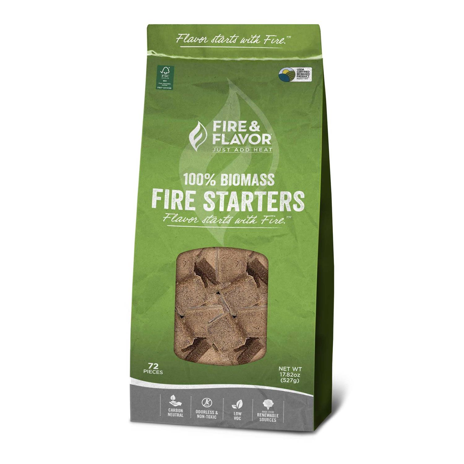 Biomass Fire Starter Cubes Fire & Flavor