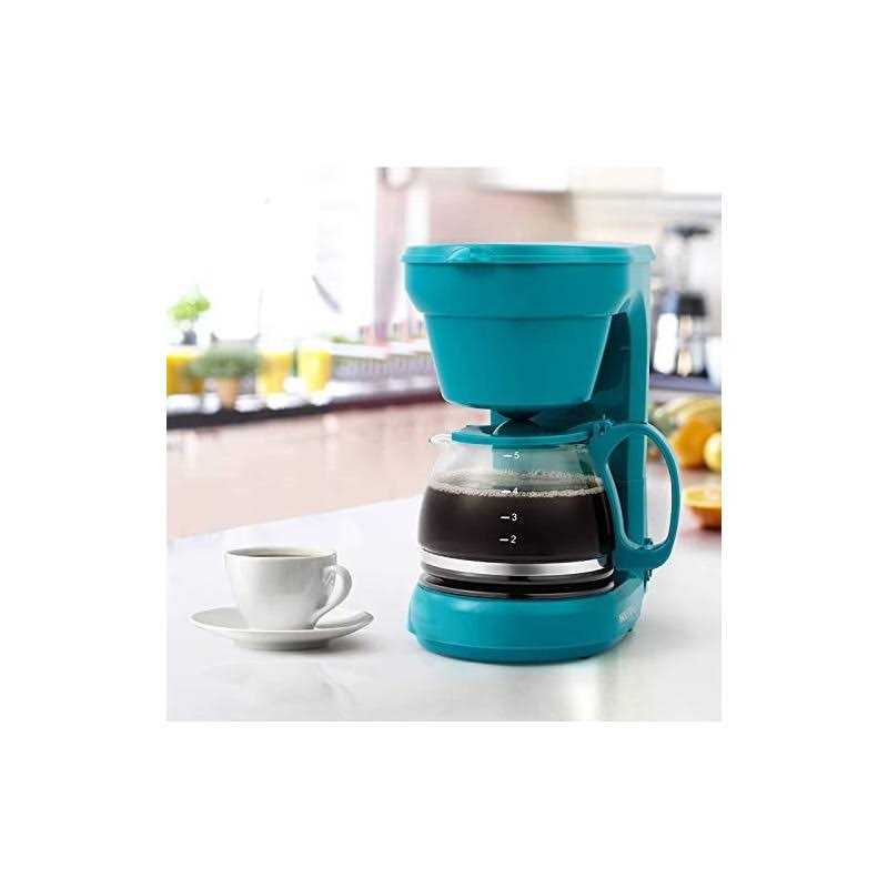 Holstein Housewares 5 Cup Coffee Maker Teal
