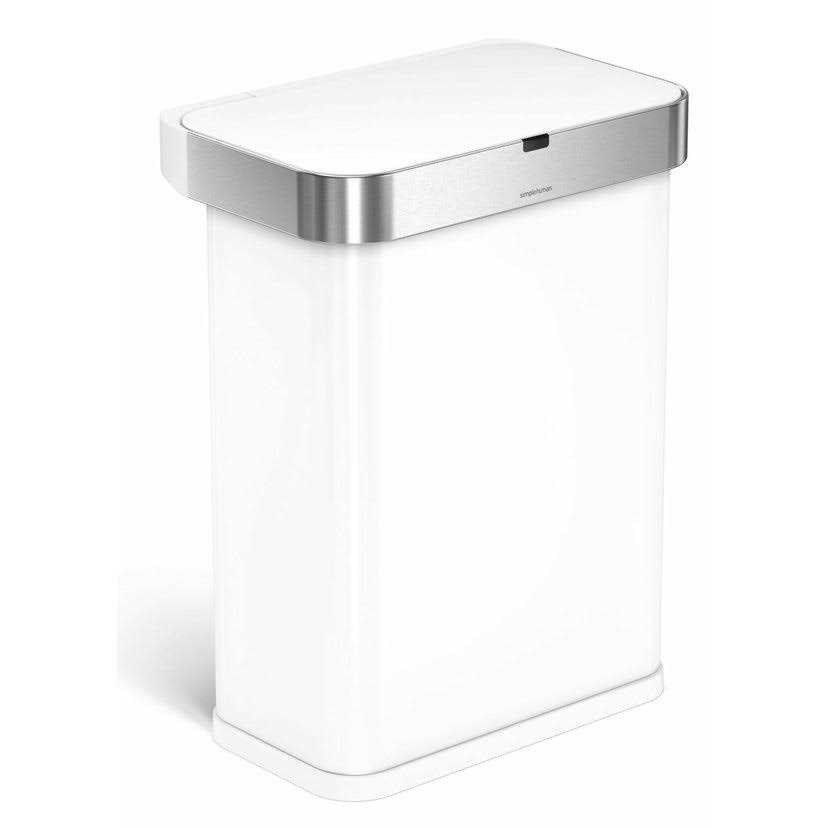 simplehuman 58L rectangular sensor can with voice control