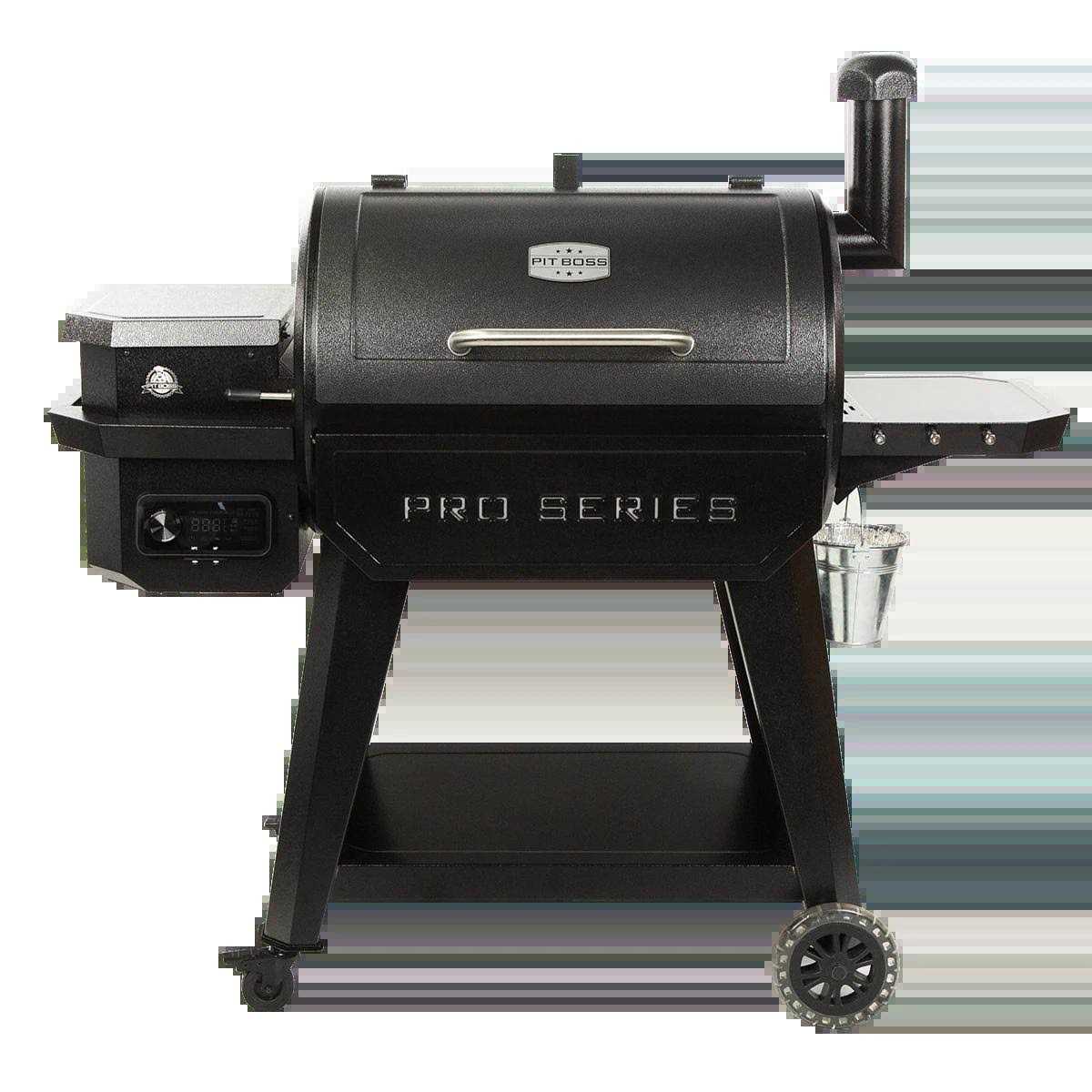 Pit Boss Pro Series 850-Sq in Hammertone Pellet Grill with smart compatibility 10575