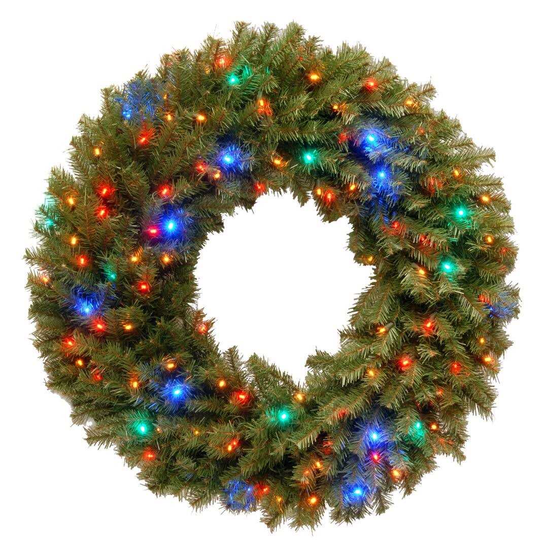 Three Posts™ Norwood Fir Lighted Wreath