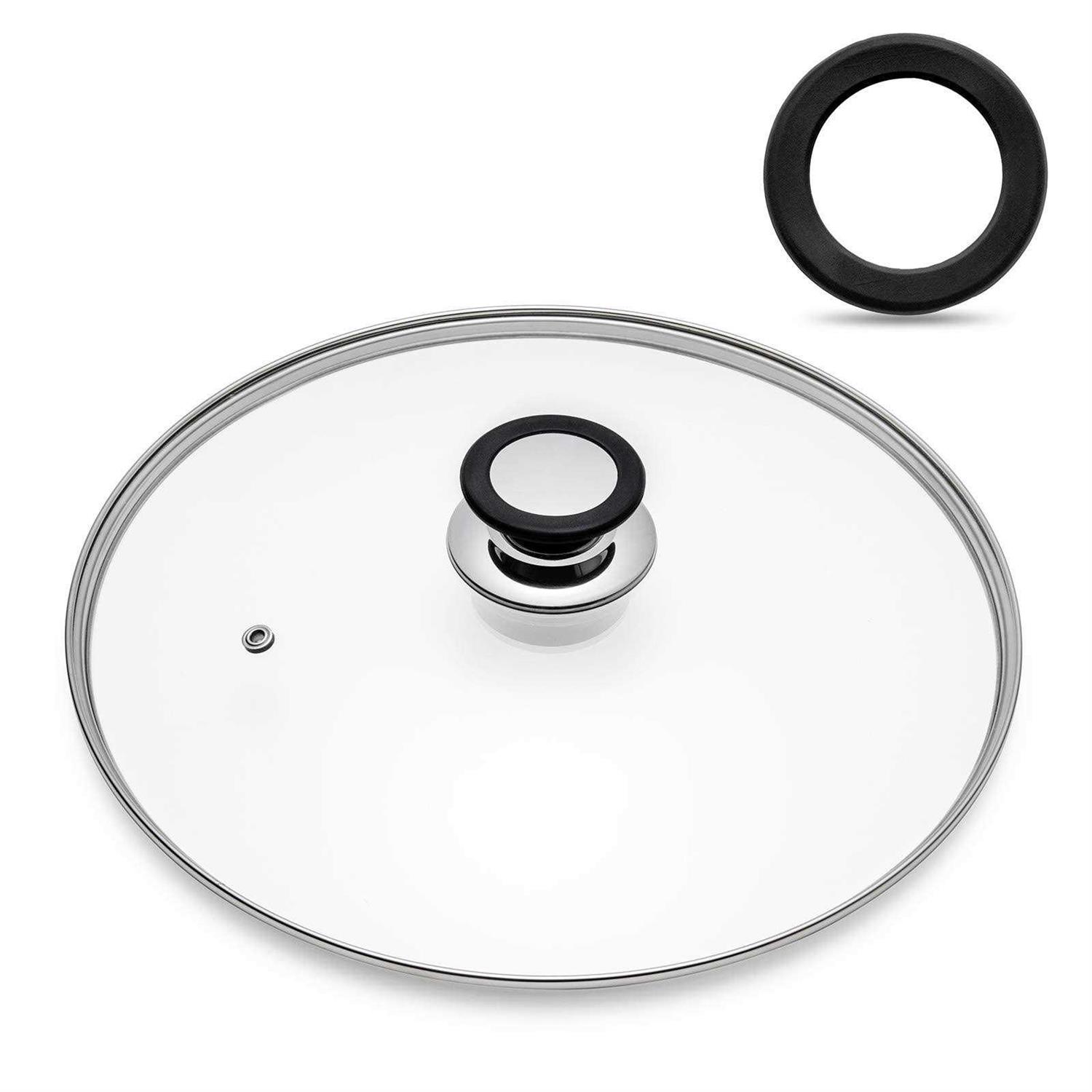 Tempered Glass Lid with Heat Resistant Handle
