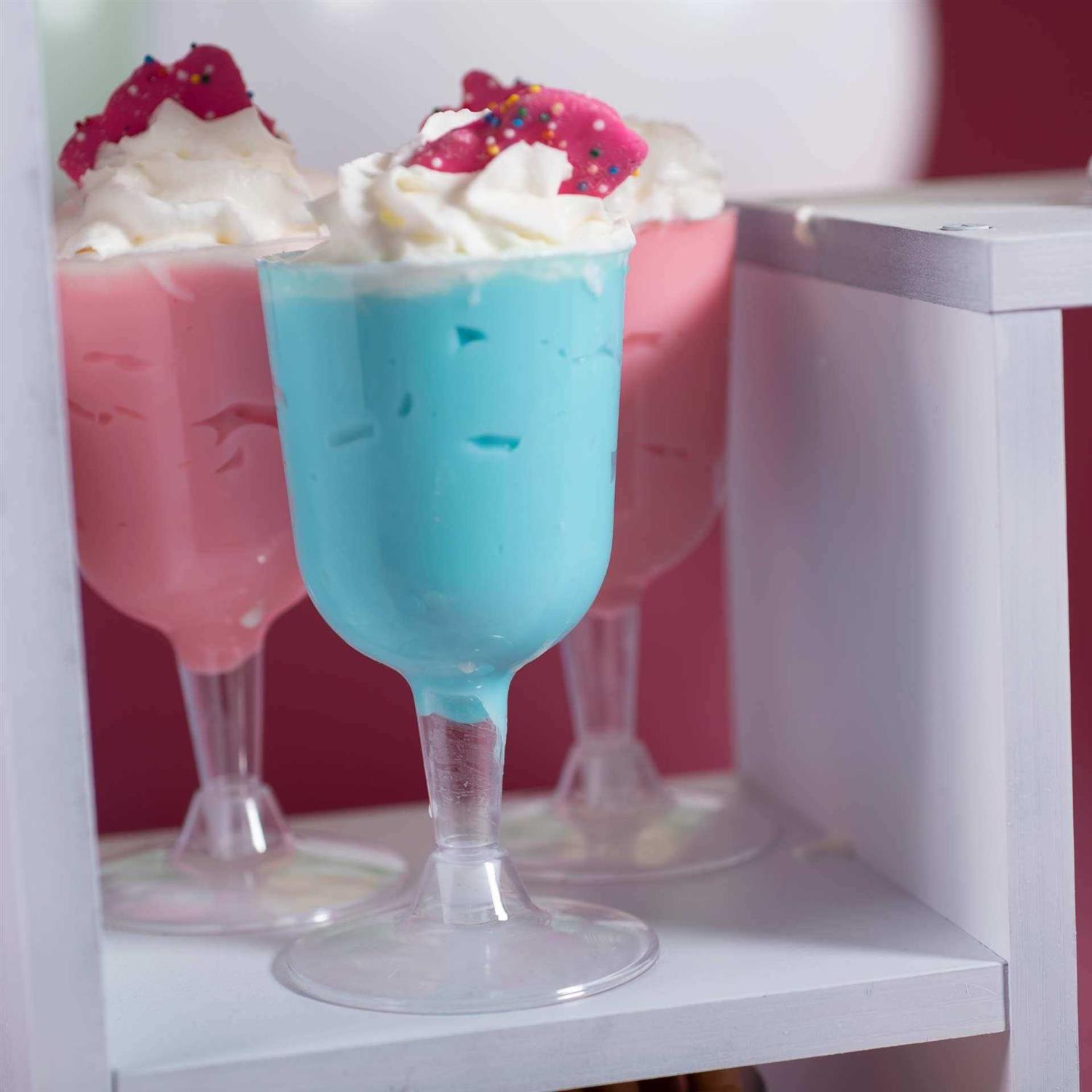 Amscan Clear Plastic Wine Glasses 5.5Oz