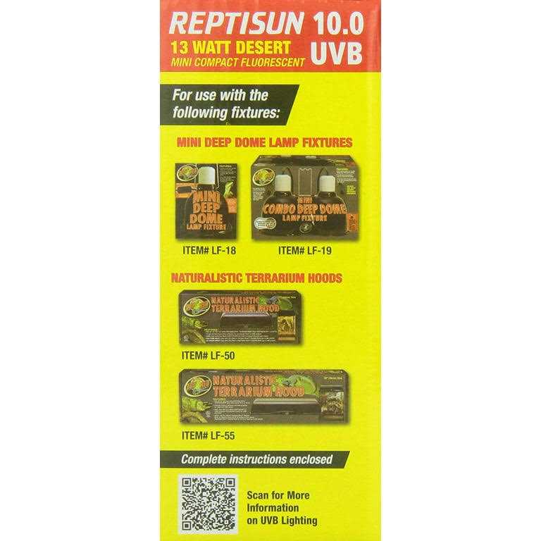 Zoo Med ReptiSun 5.0 Mini Compact Fluorescent UVB Bulb