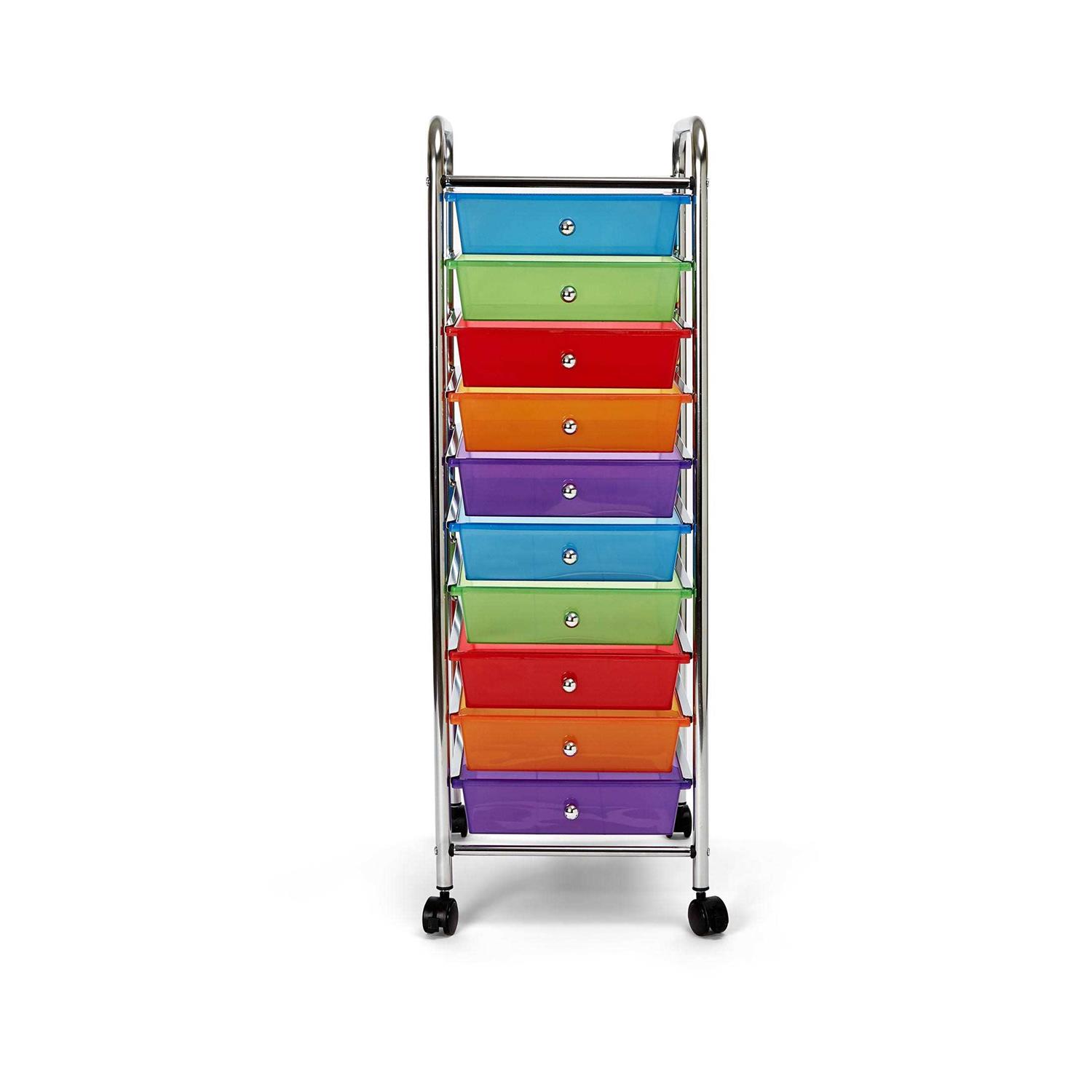 10-Drawer Organizer Cart Seville Classics