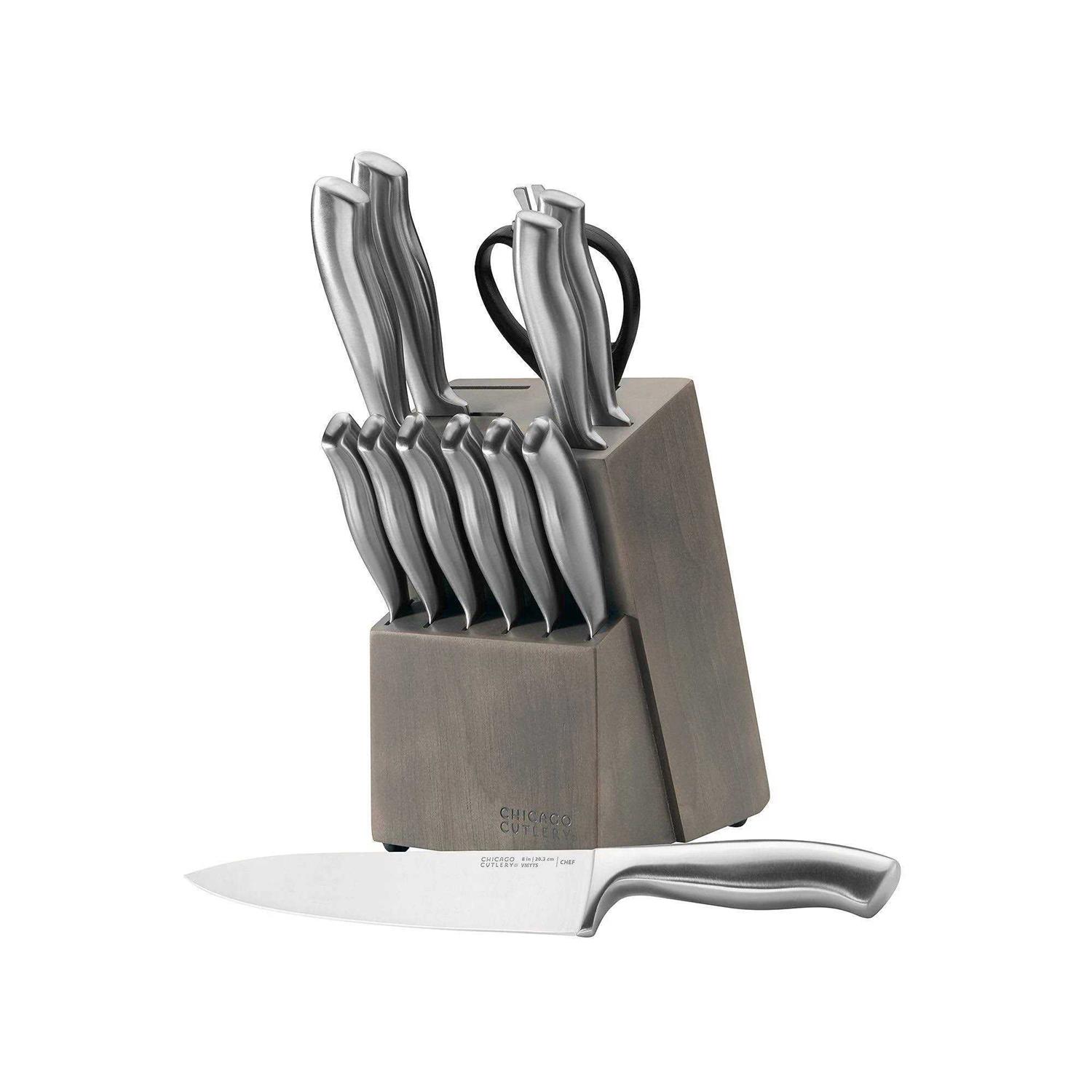 Chicago Cutlery Insignia Steel 13-Piece Knife Block Set