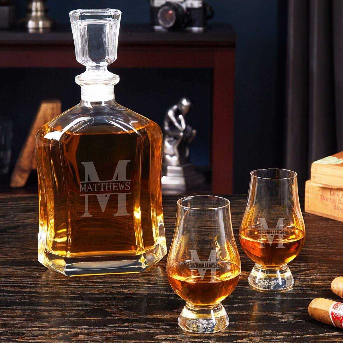 HomeWetBar Oakmont Personalized Glencairn Glasses